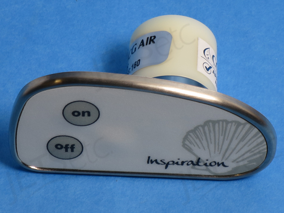 KEYPAD 2-TOUCH TRI-OVAL  - BRUSHED NICKEL         